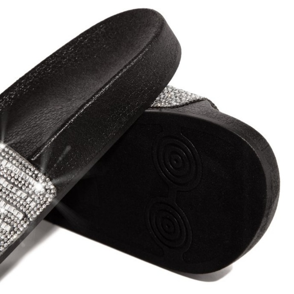 Last Size 10 🖤💎Black Silver Crystals Embellished - Picture 7 of 8